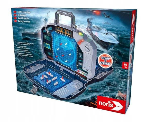 GRA W STATKI OKRĘTY ELEKTRONICZNA PRZENOŚNA Z EFEKTAMI ŚWIATŁO DŹWIĘK NORIS Wydawca Noris