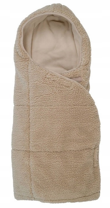 Beżowy polarowy wielofunkcyjny otulacz Teddy Beige Lodger