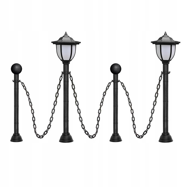 Лампа солнечная забор новичков, освещение контура