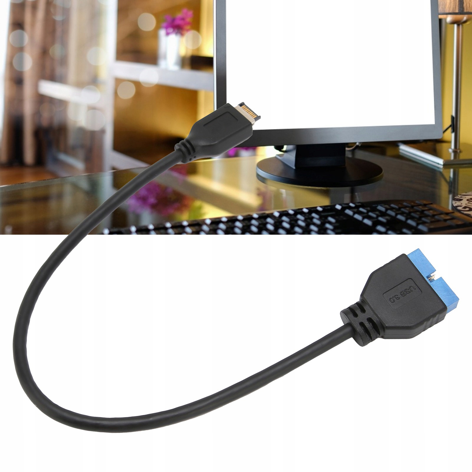 PRZEDŁUŻACZ USB 3.1 PANEL PRZEDNI DO USB 3.0 Producent bez marki