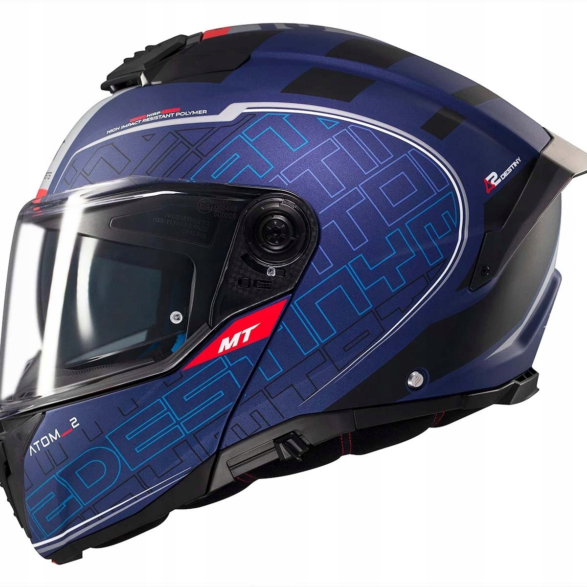 Čeľusťová prilba Mt FU404SV Atom 2 Sv Destiny C7 matná M