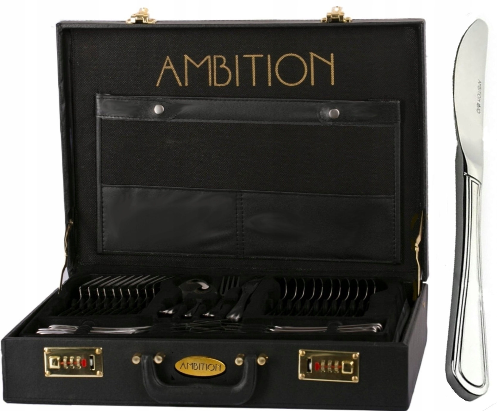 

Ambition Komplet Sztućców Verona 72el w Walizce 12