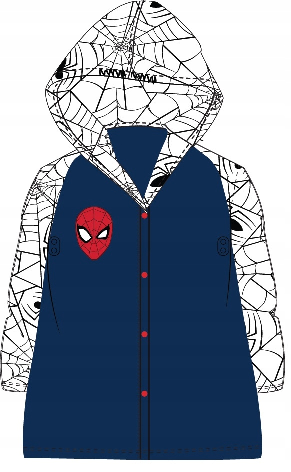 

Płaszcz Przeciwdeszczowy Kurtka Spiderman 104/110