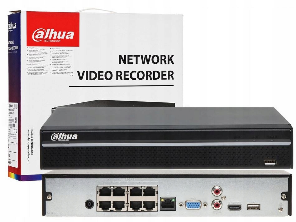 Záznamník Dahua NVR4108HS-8P-4KS3 8x PoE pro Ip kamery Dahua