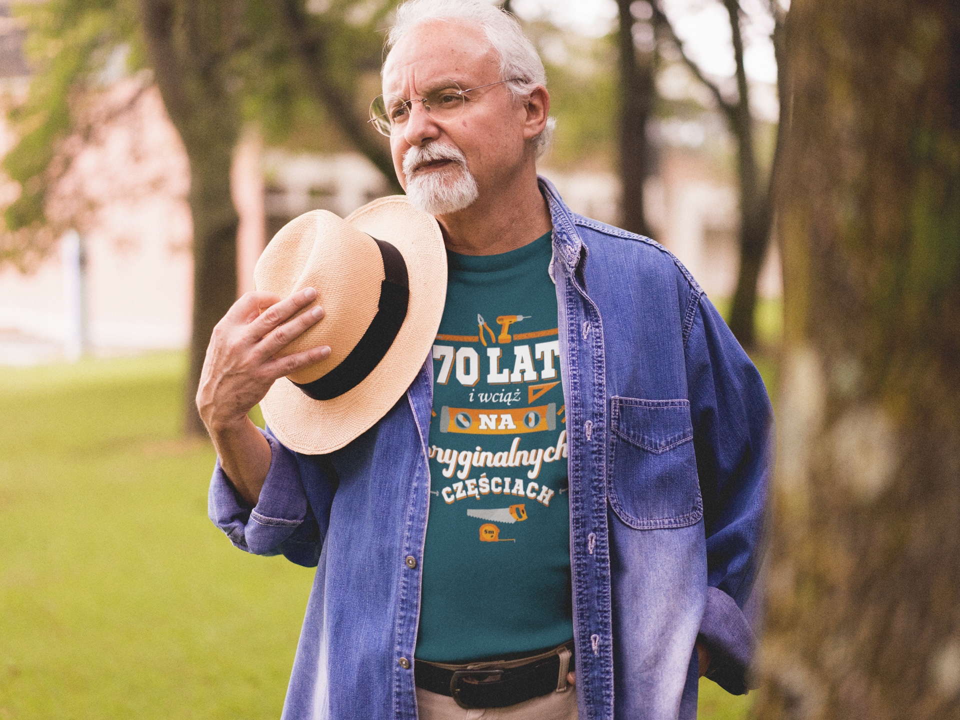 KOSZULKA URODZINOWA NA 70LAT URODZINY UPOMINEK GIFT Linia regular