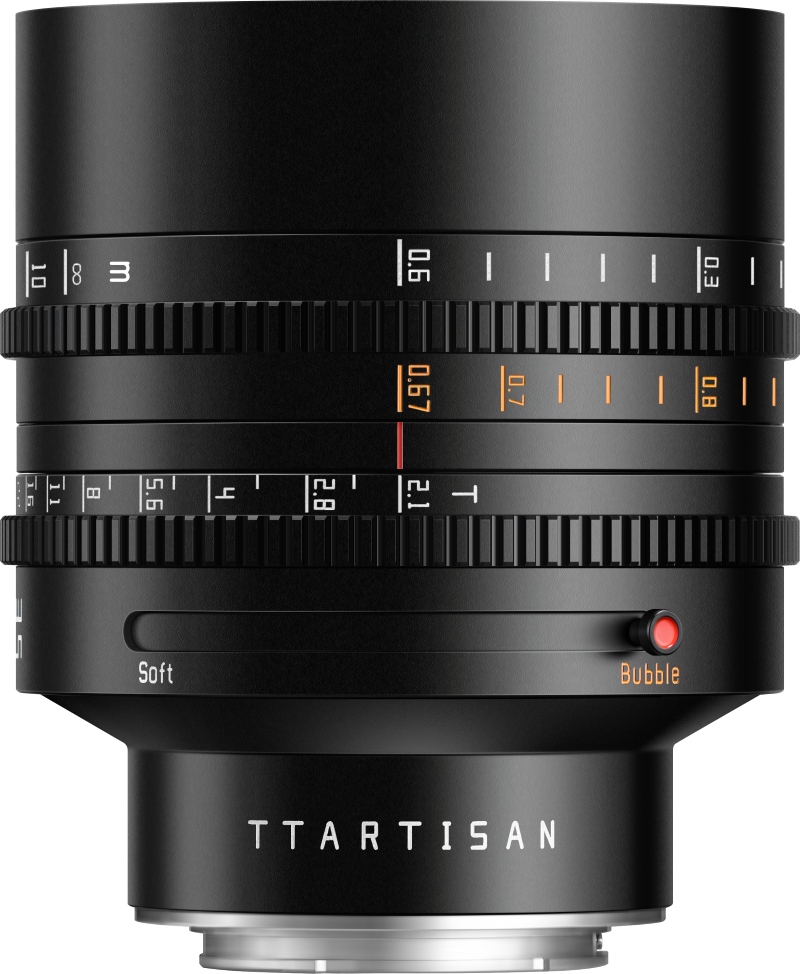 TTArtisan 85mm T2.1 Cine Soft-Bubble s bajonetem Sony E