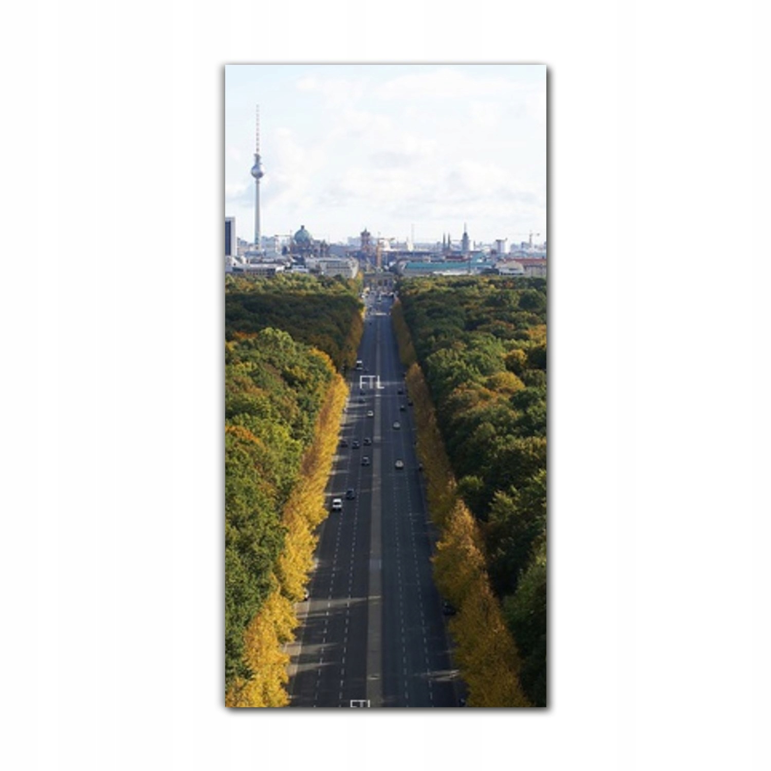 

Foto-obraz szklany do salonu 60x120 Berlin pejzaż
