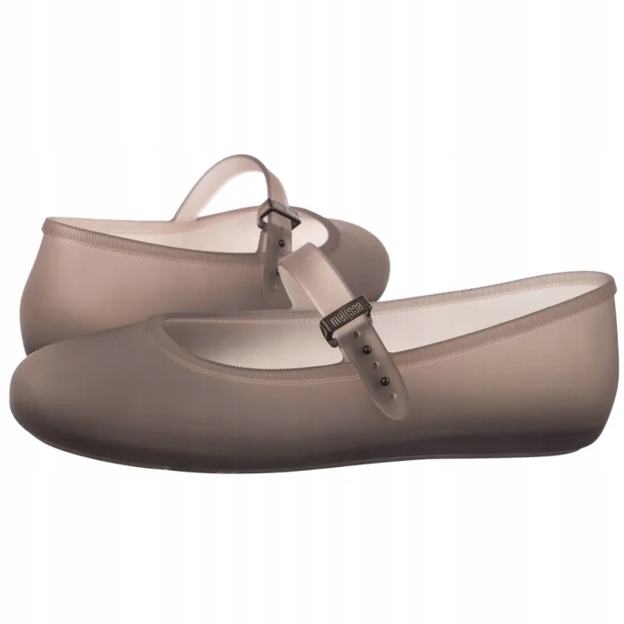 Dámské gumové baleríny Melissa Soft Ballerina Brown Hnědé