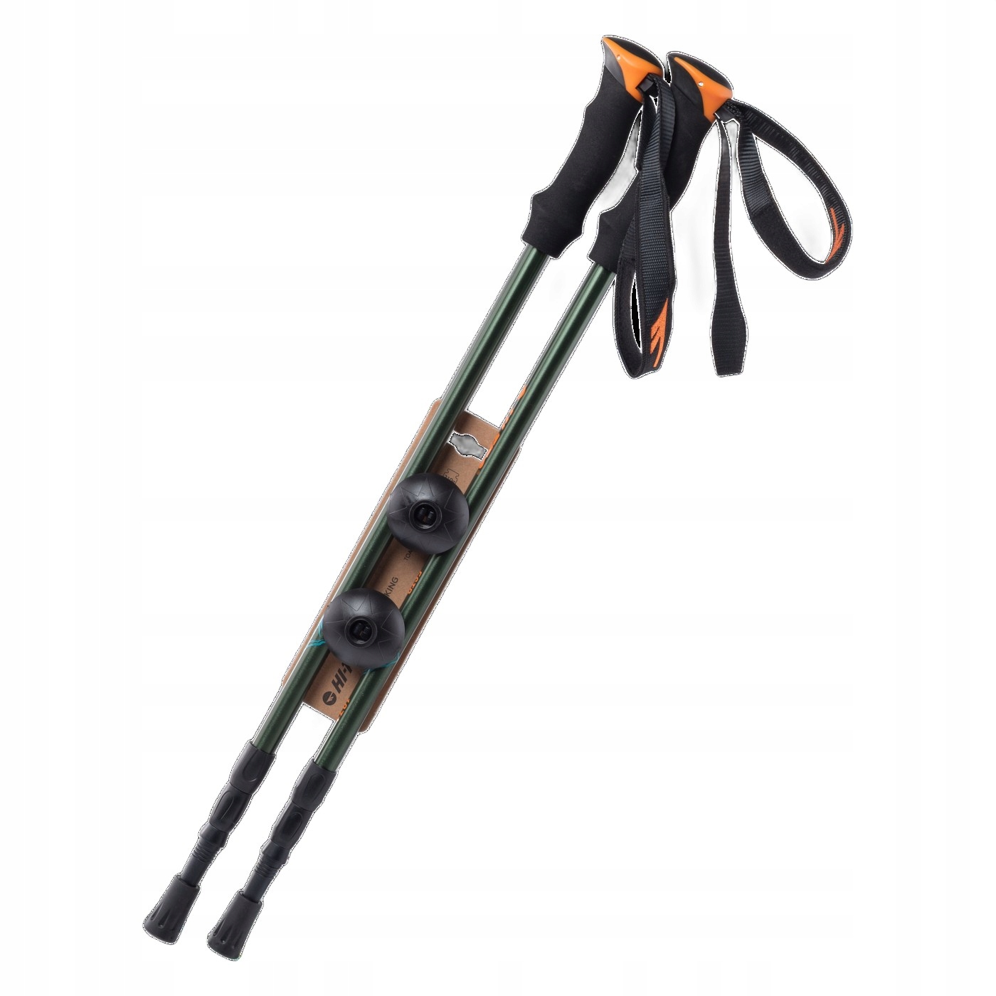 Kije trekkingowe Hi-tec Toalps CarbonLite 3-sekcyjne 68-135 cm talerzyki