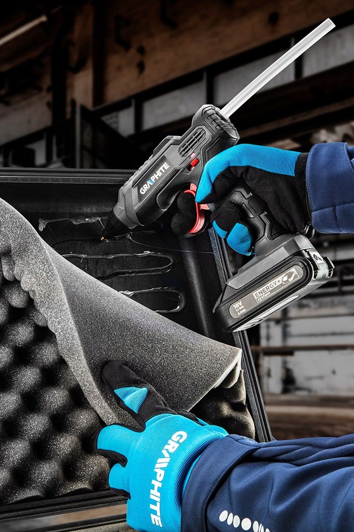 Pistolet do kleju Graphite Energy+ 58G040 18V Moc 1 W