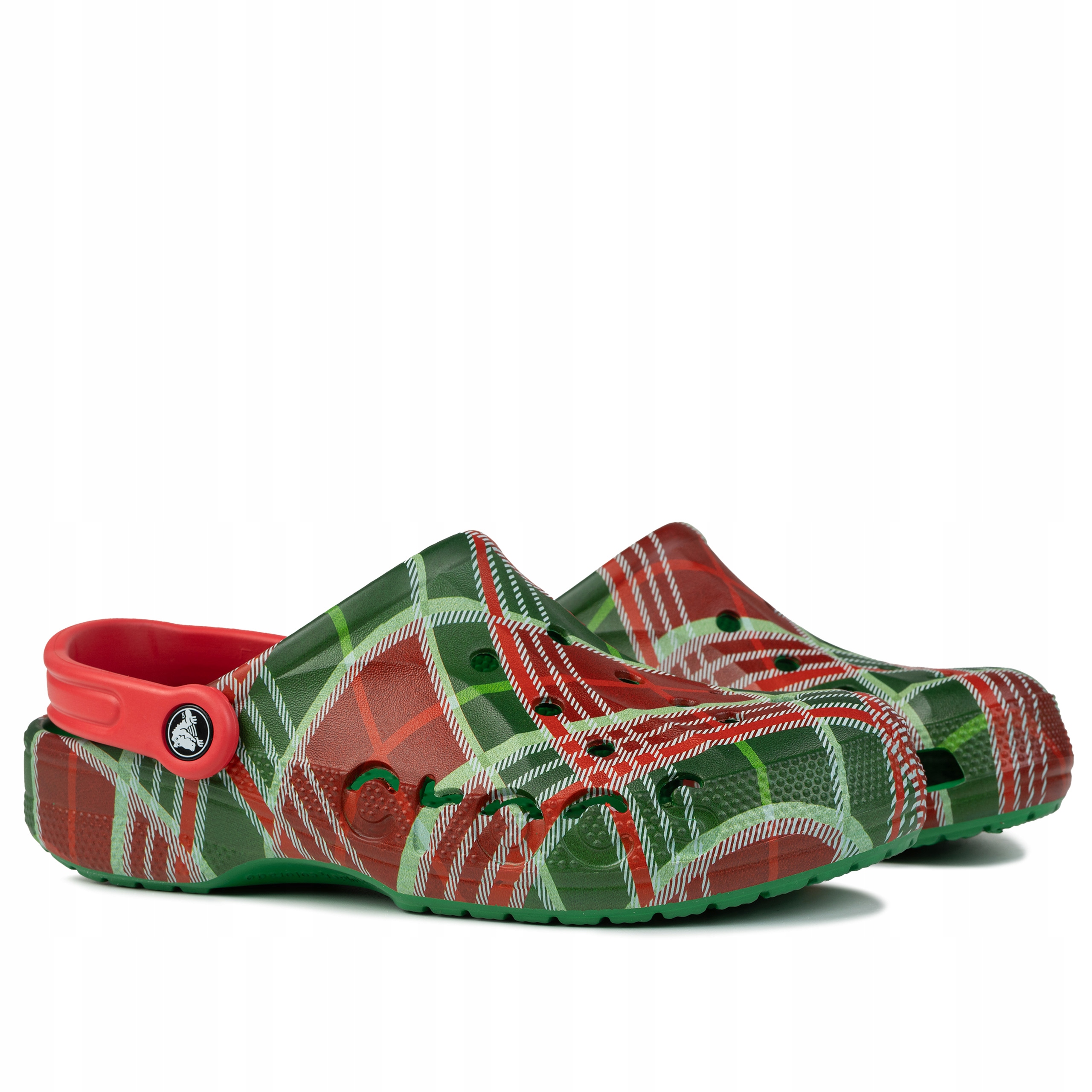 Nazouváky, lodičky, pánské chodítka Crocs Baya Holiday Plaid Clog 210752310