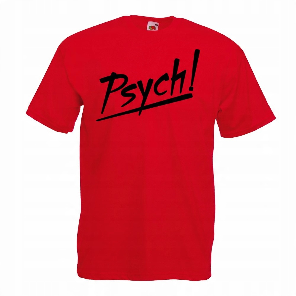 

Koszulka psych! psycho L czerwona