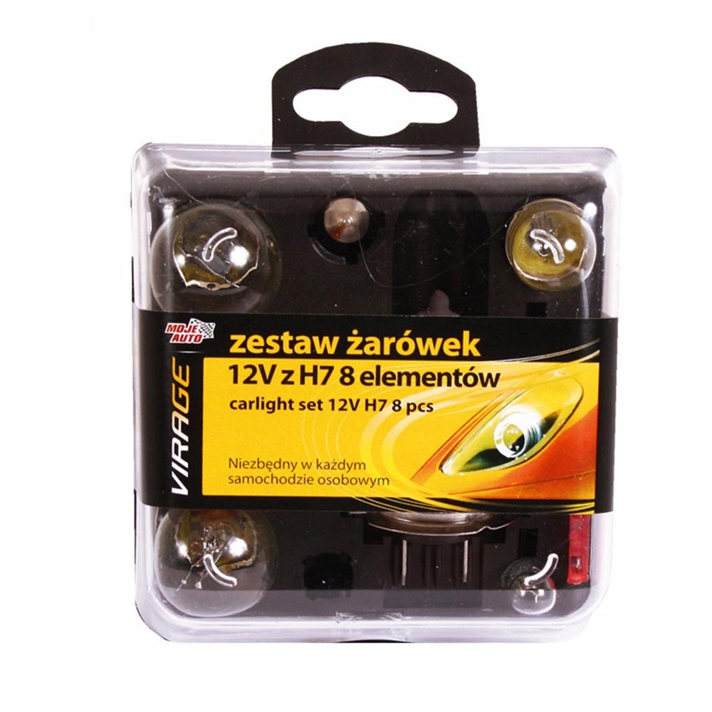 

Virage Zestaw Żarówek 12V H7 P21W P21/5W R5W W5W