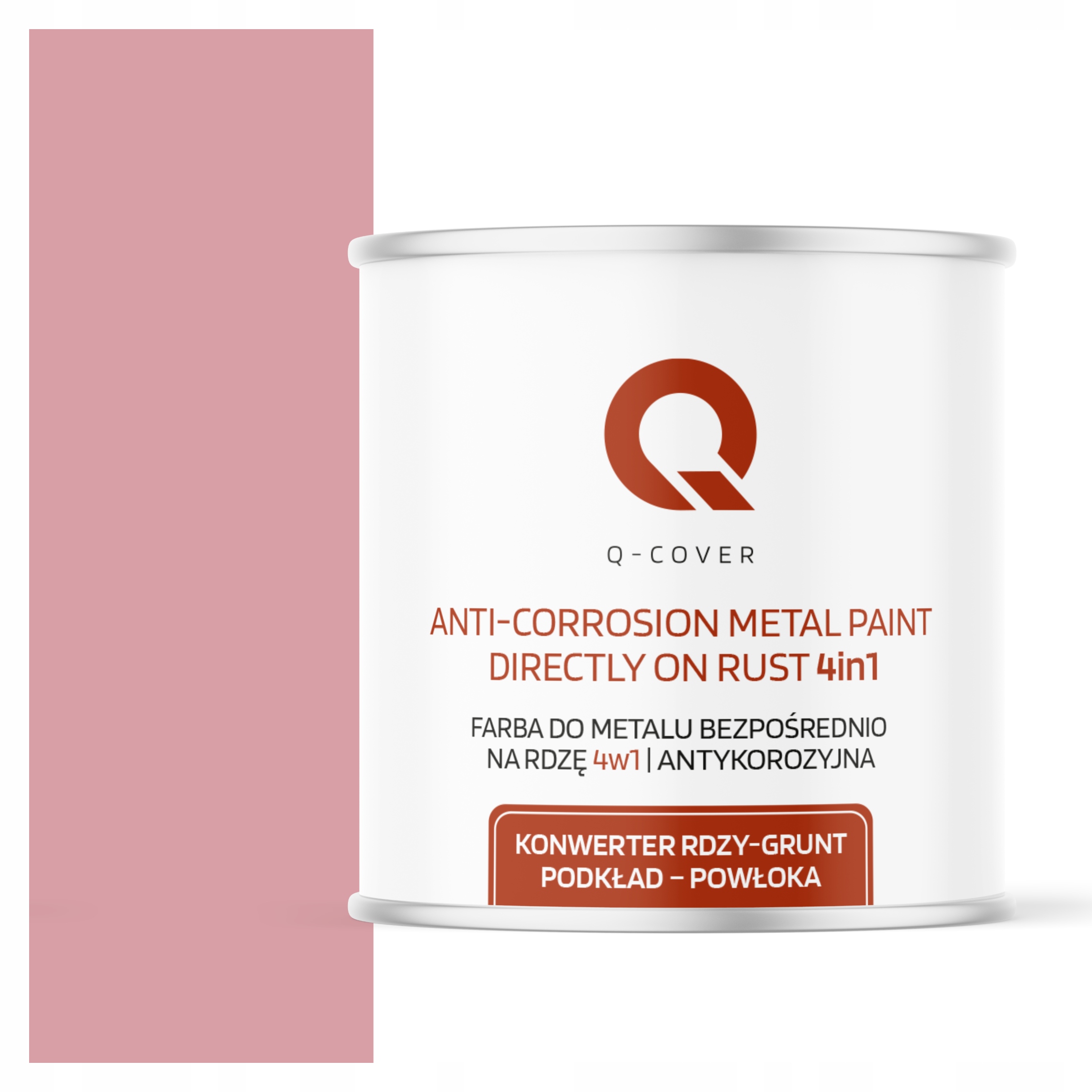 Antikorózna Farba Na Kov A Plech Na Hrdzu Ružová Svetloružová 3015 Mat 2.5 L