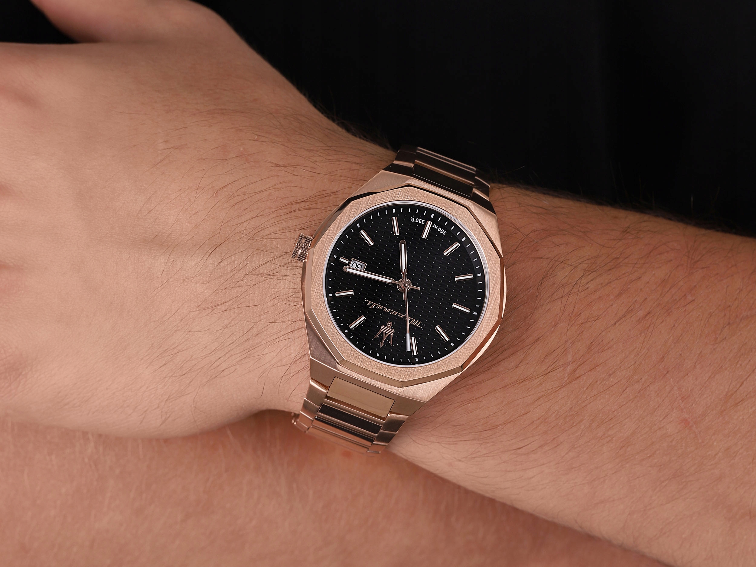 ZEGAREK MĘSKI MASERATI STILE R8873642007 ZŁOTY (ROSE GOLD) ORYGINALNY + BOX Model R8873642007