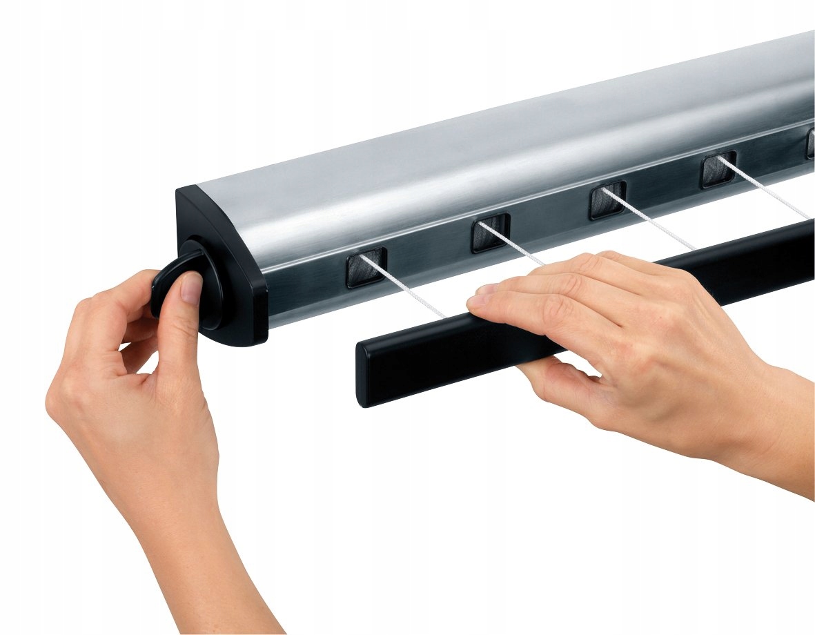 Sušák sušák na prádlo Brabantia ocelový, výsuvný