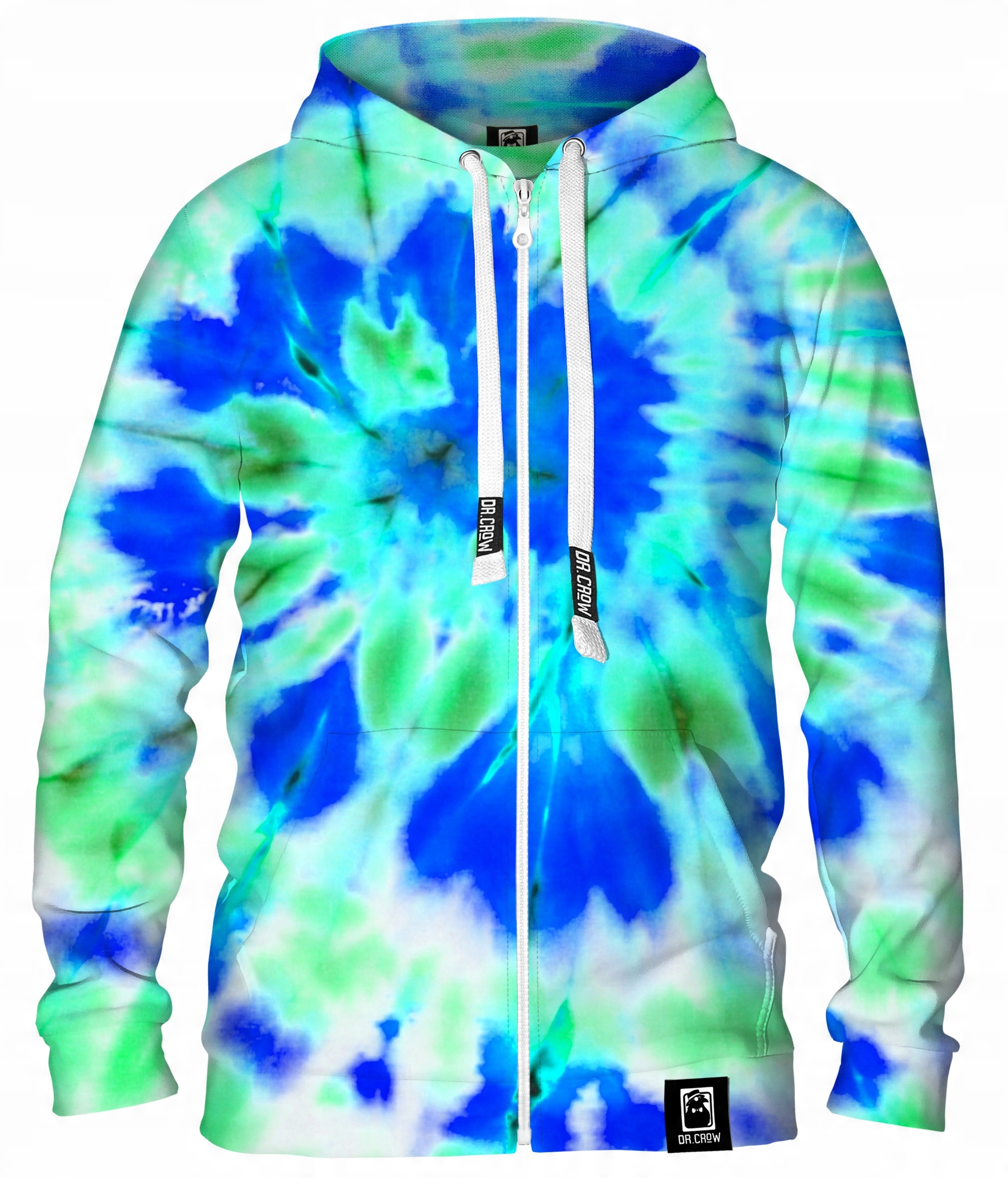 

Męska Bluza Rozpinana Dr.crow Tie Die Green 4XL