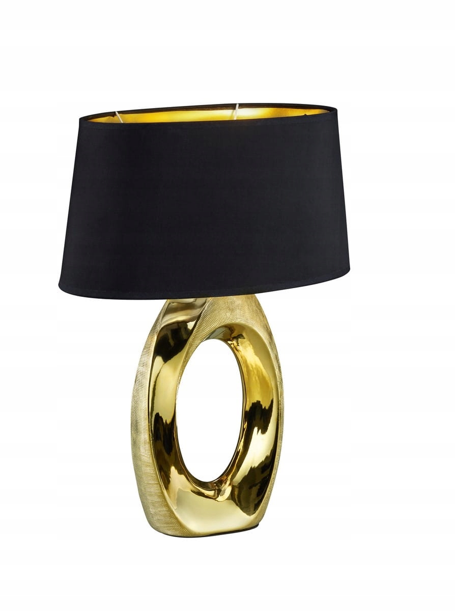 Stolová lampa Rl Taba Zlatá 60W E27 Moderná keramika/tkanina