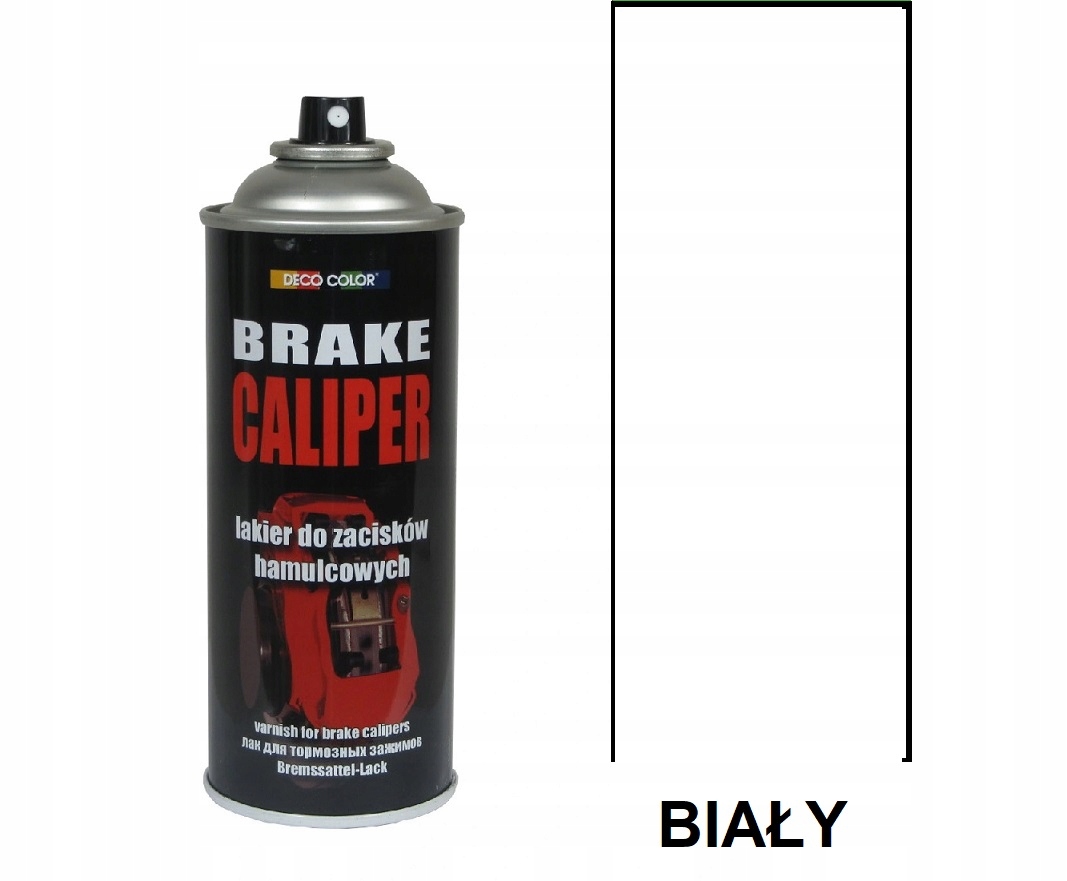 

Farba lakier spray do Zacisków hamulcowych Biały