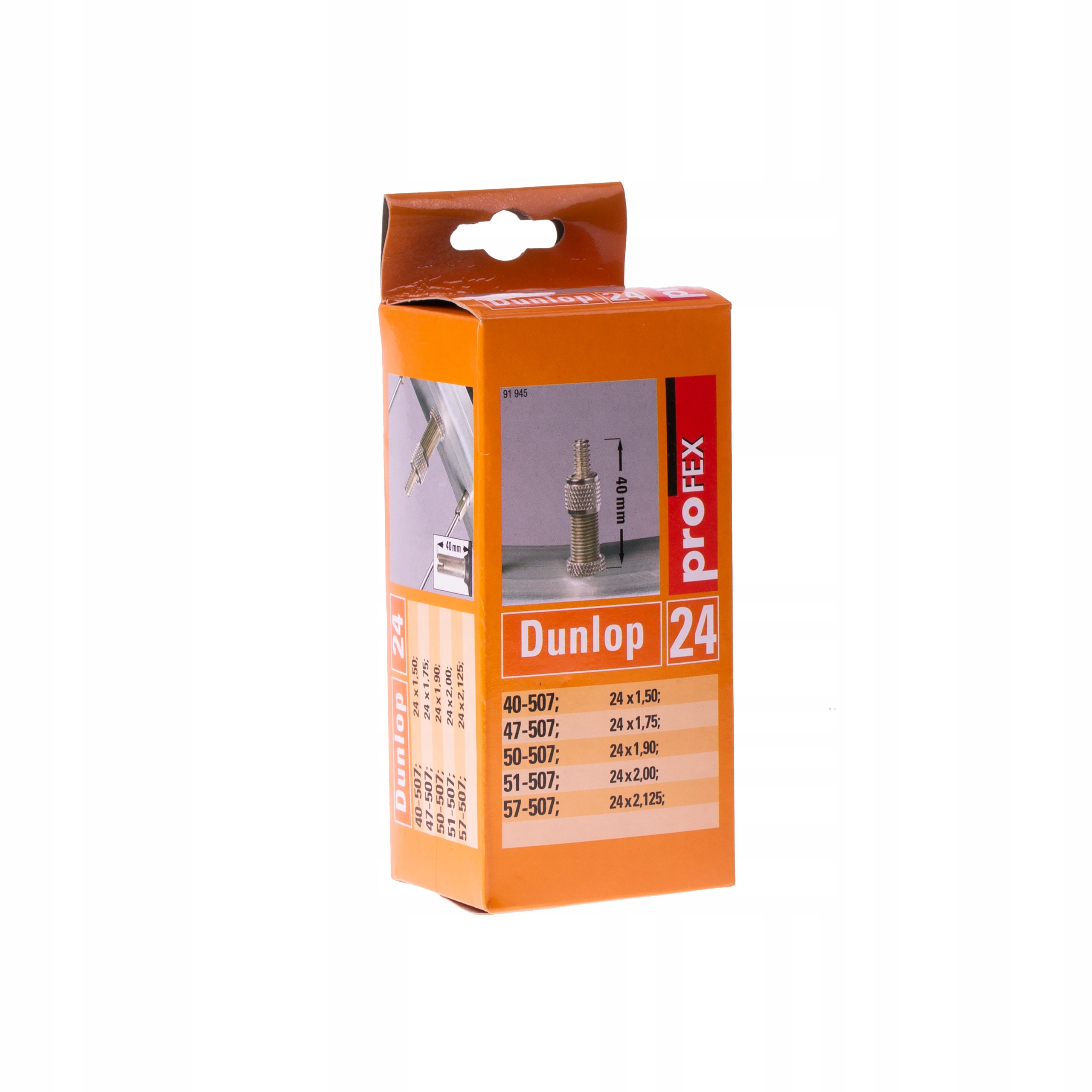 

Dętka Rowerowa 24' X 1,5 -2,125 Dunlop Bezawaryjna