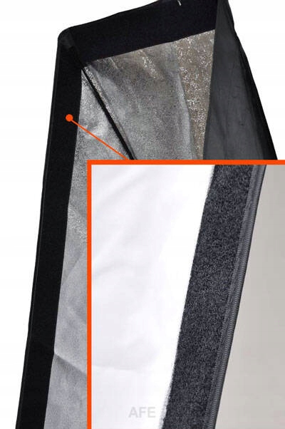 SOFTBOX STRIP 35X160CM + GRID PLASTER MIODU BOWENS Model 35x160+grid