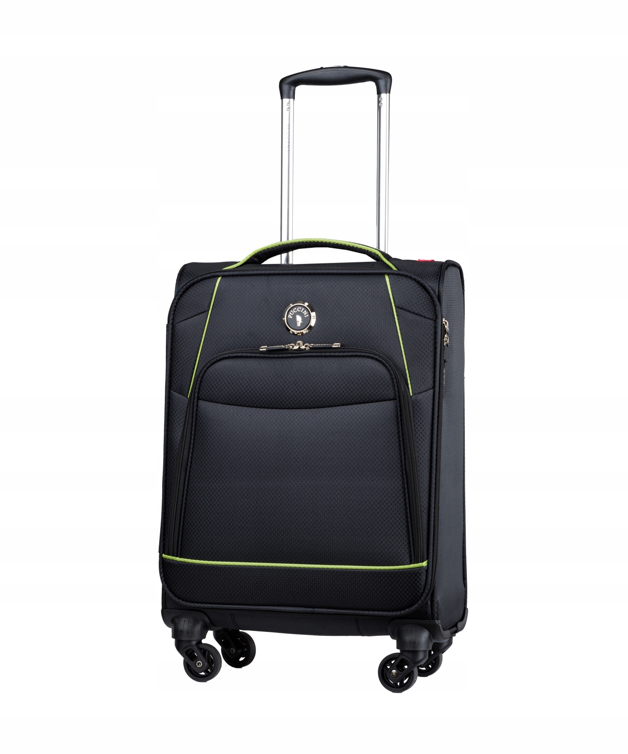 Walizka Kabinowa Podróżna Materiałowa Na Kółkach Puccini Czarna EM50450C 1