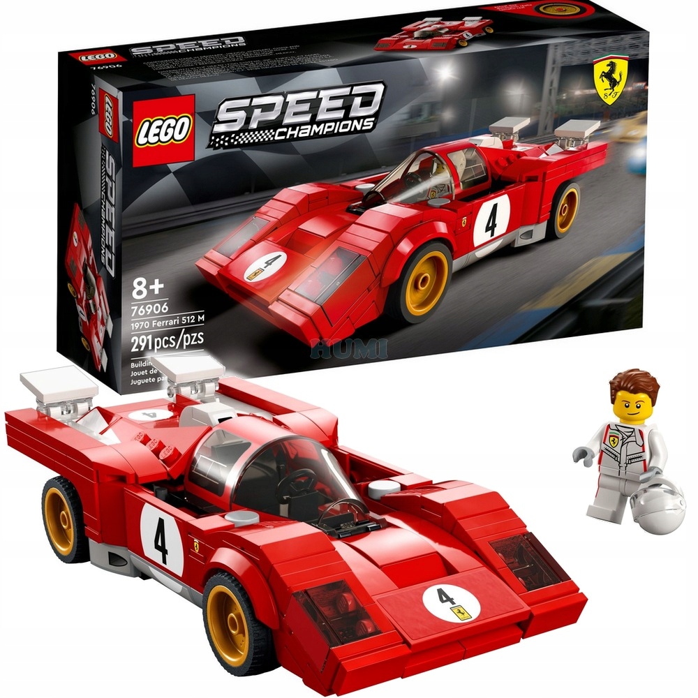 

Lego 76906 Model Samochód Klocki 1970 Ferrari 512