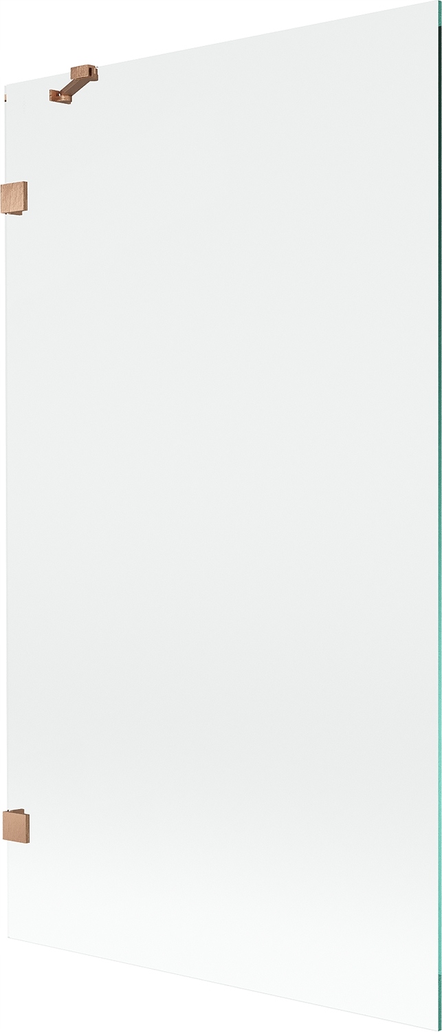 Mexen Lunar vanová zástěna 1-křídlová 100 x 150 cm, transparentní, kartáčov