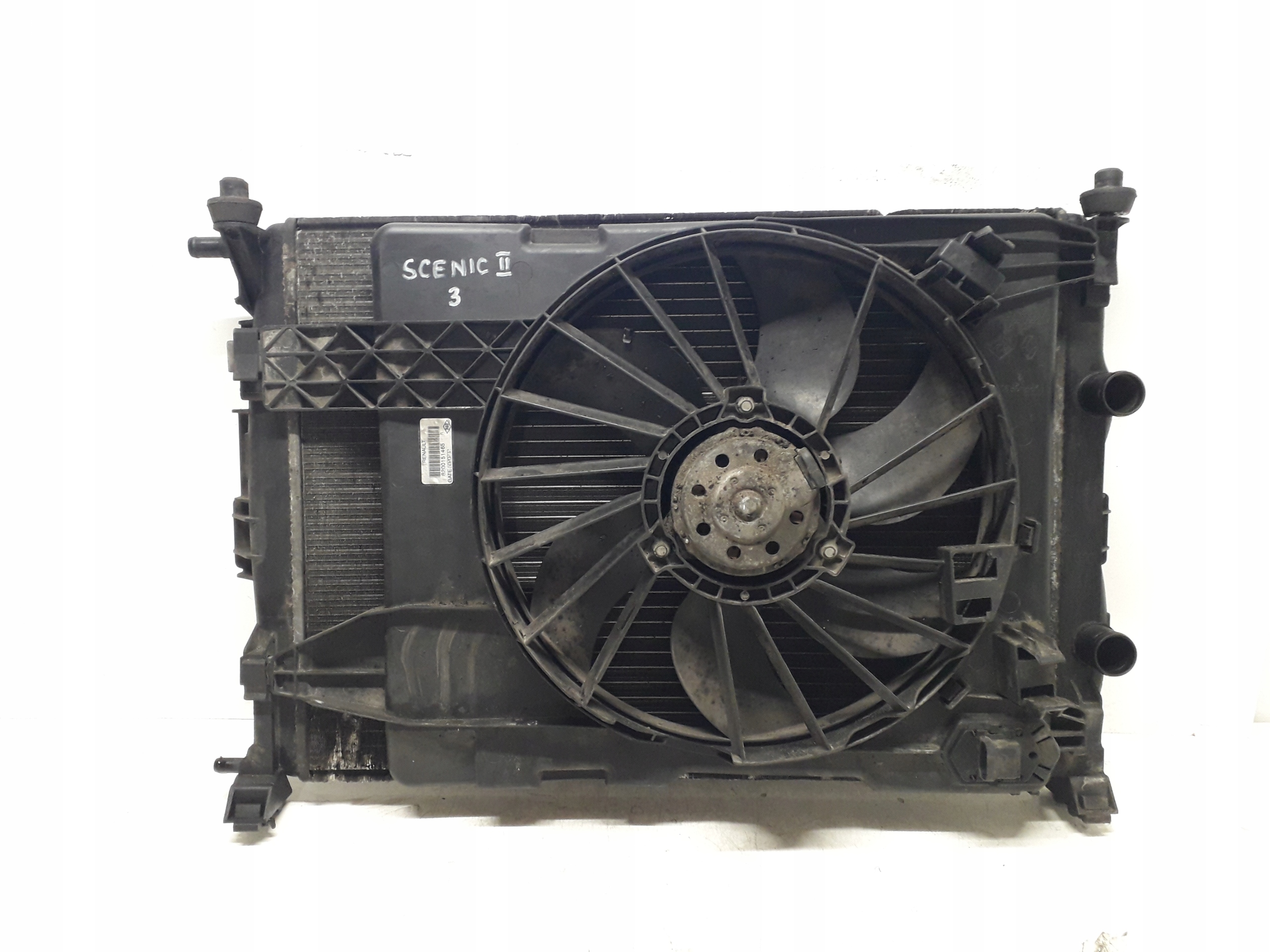 RENAULT SCENIC 2 II 03- 1.9 CHŁODNICA WODY WENTYLATOR 8200115542 8200151465