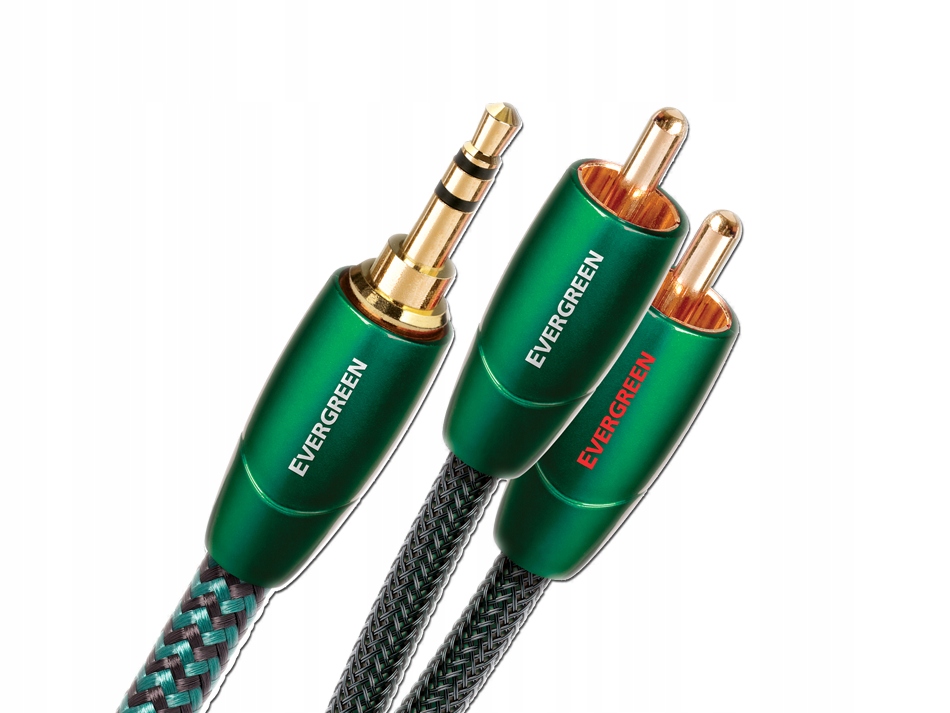 Audioquest Evergreen Jr 3,0 m audio kábel 3,5 mm jack samec 2 x Rca