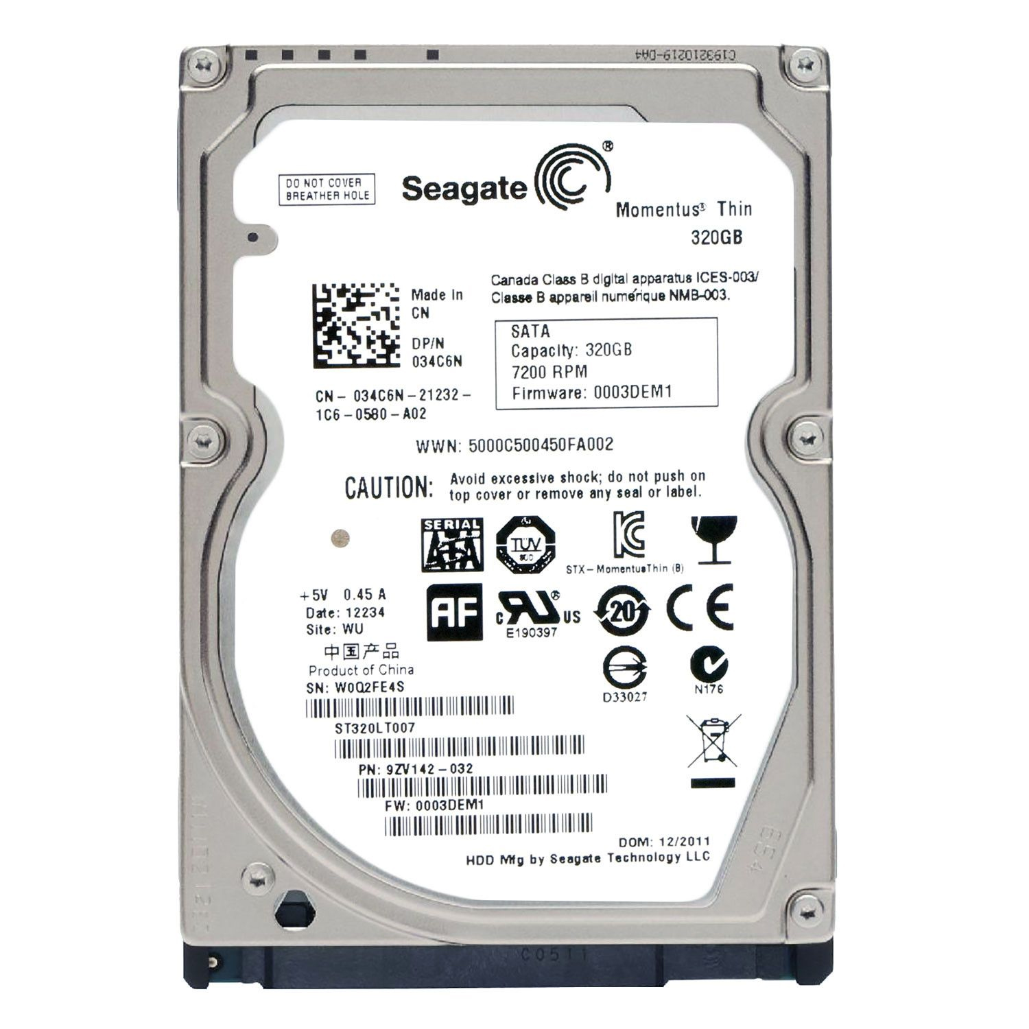 

Dysk Seagate ST320LT007 320GB Sata II 2.5'' 7,2K