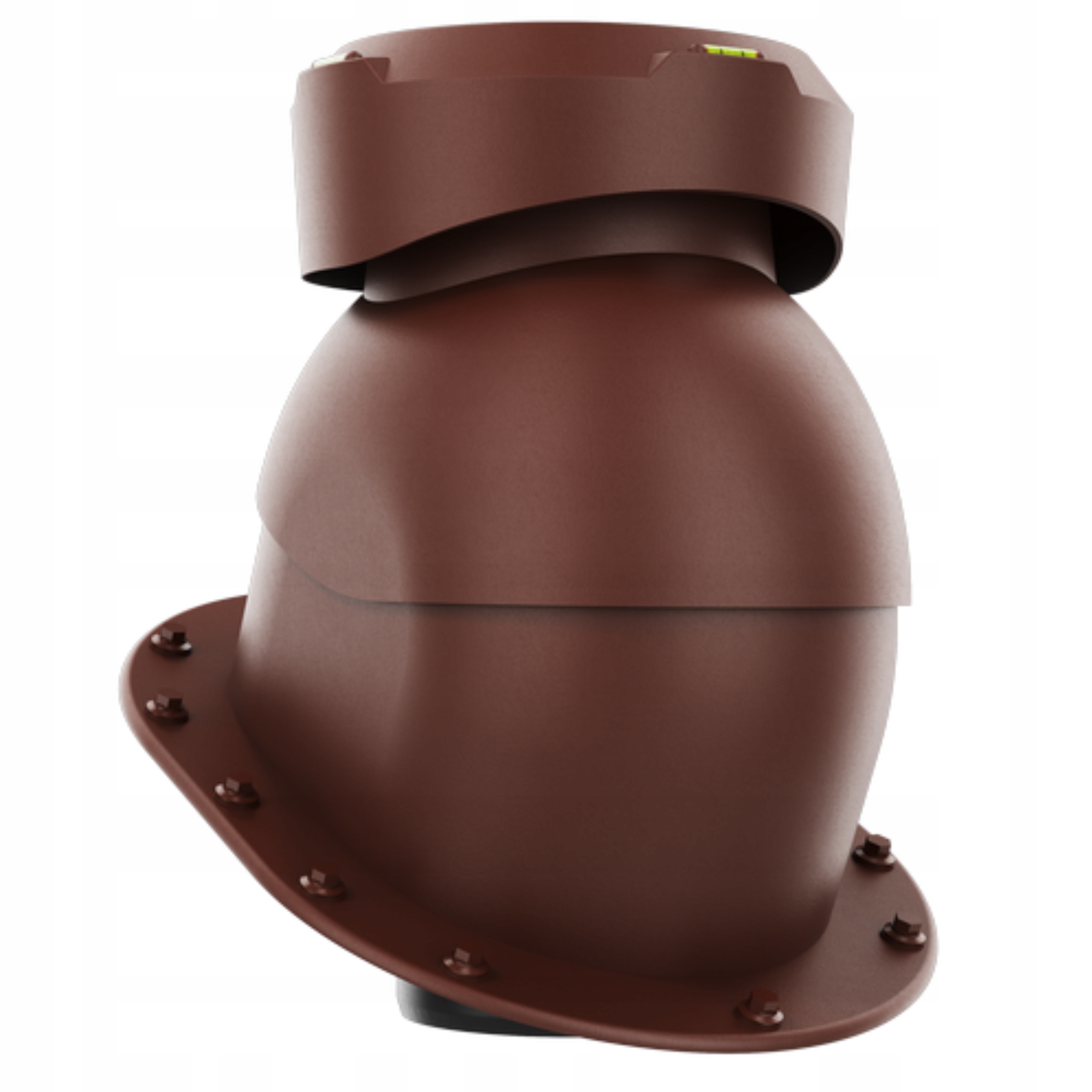 Krbový kanalizační ventilátor fi110 Ploché Pokrytí Bronz 8017