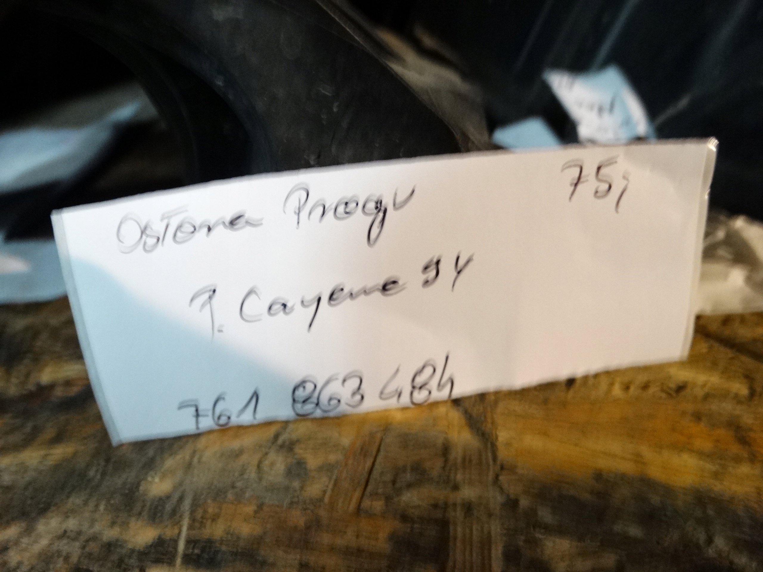 cover cap of the threshold right PORSCHE CAYENNE 9Y 1