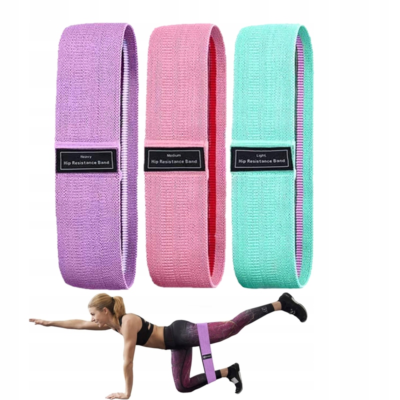 

Zestaw 3 Gumy Do Ćwiczeń Materiałowe Do Ćwiczeń