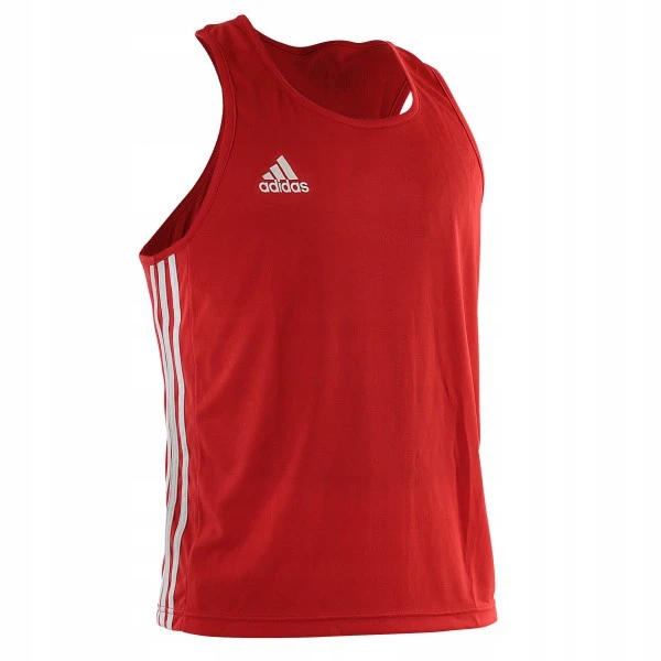 Adidas Tank Top Sportowy Bokserski Czerwony L
