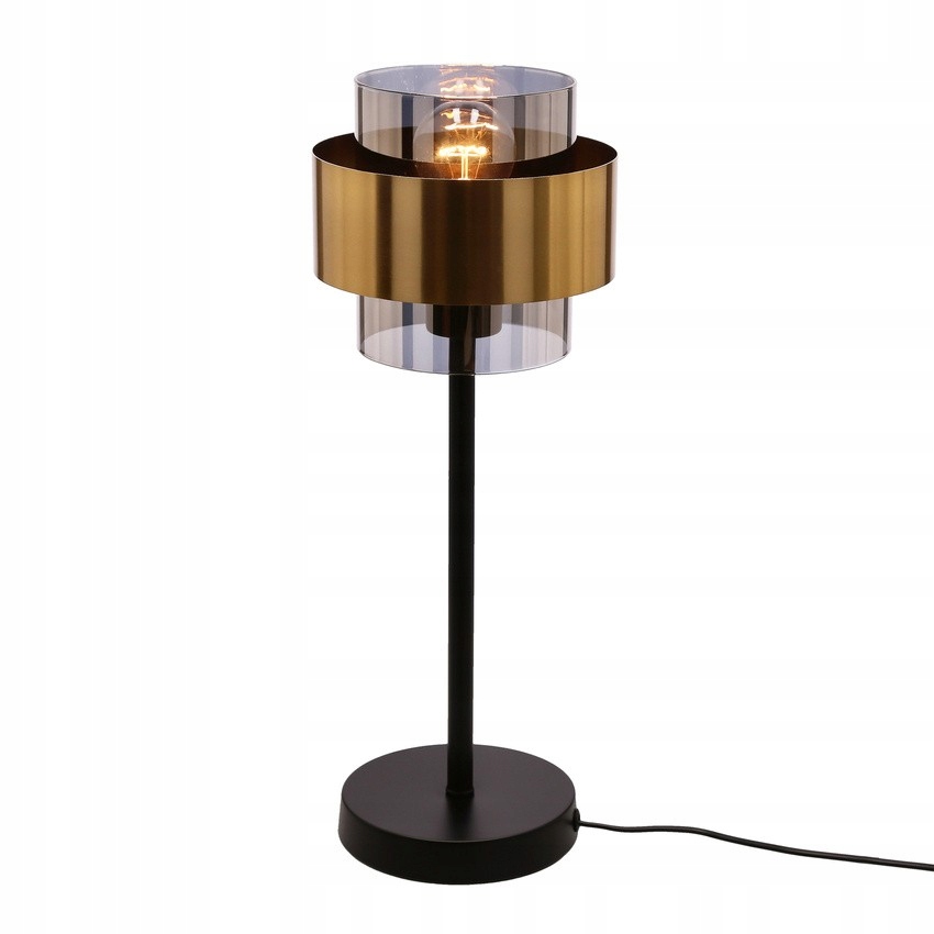 Stolná lampa 58cm zlatá obruč E27 60W Spiega 41-09531 Candellux