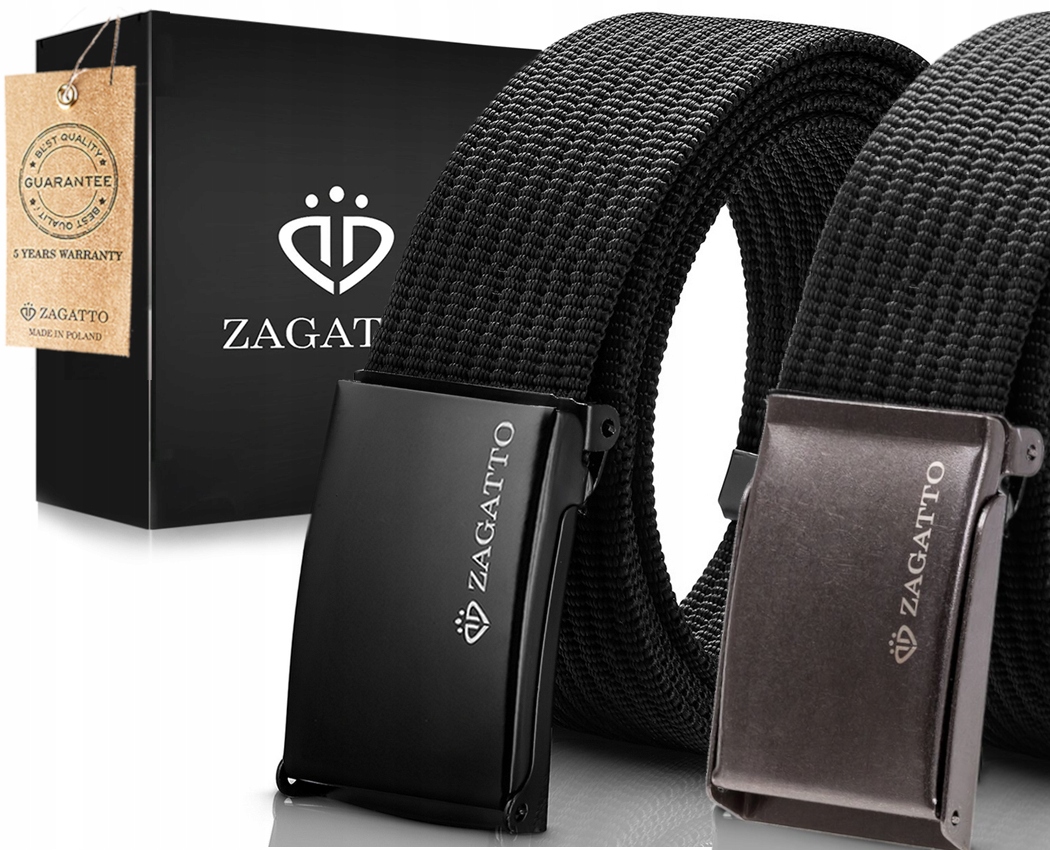 

Zagatto Zestaw 2w1 pasek parciany dwie klamry