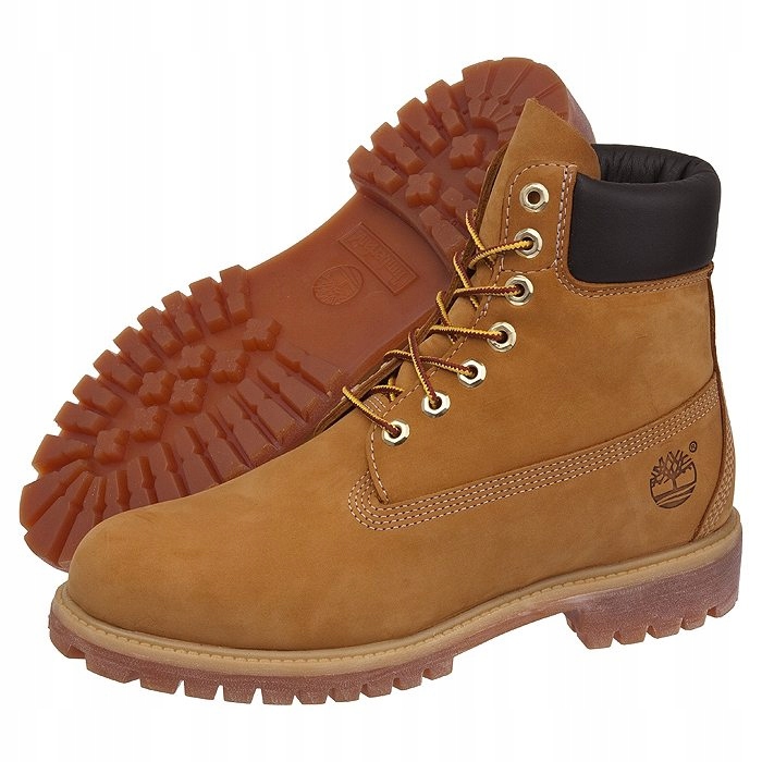 Pánské kožené boty Trapery Timberland 6 In Premium 10061 Hnědé