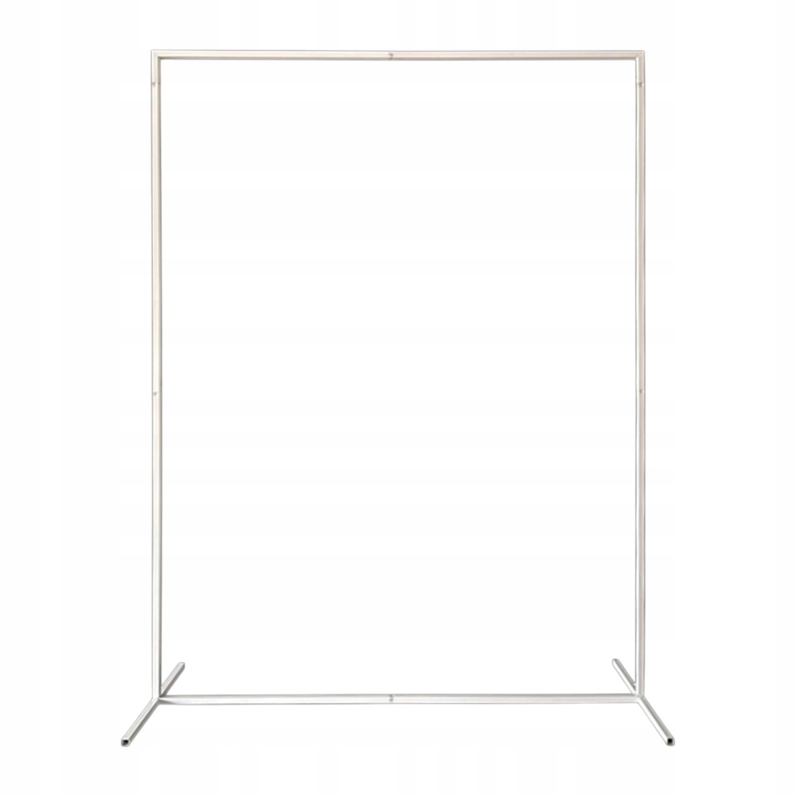 Stříbrný kovový stojan na pozadí svatebního oblouku Premium 2,1 m*1,2 m R17