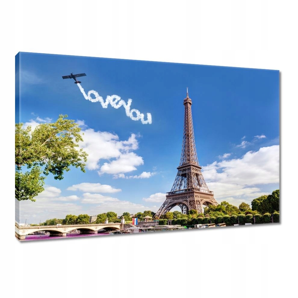 

Obrazy 120x80 Wieża Eiffla I love You
