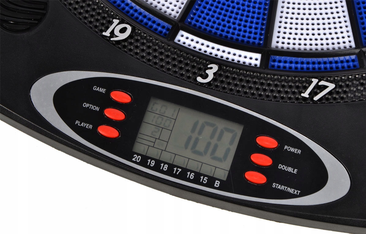 ELEKTRONICZNA TARCZA DART DO GRY RZUTKI LOTKI TABLICA + 6 RZUTEK ZESTAW Marka inna