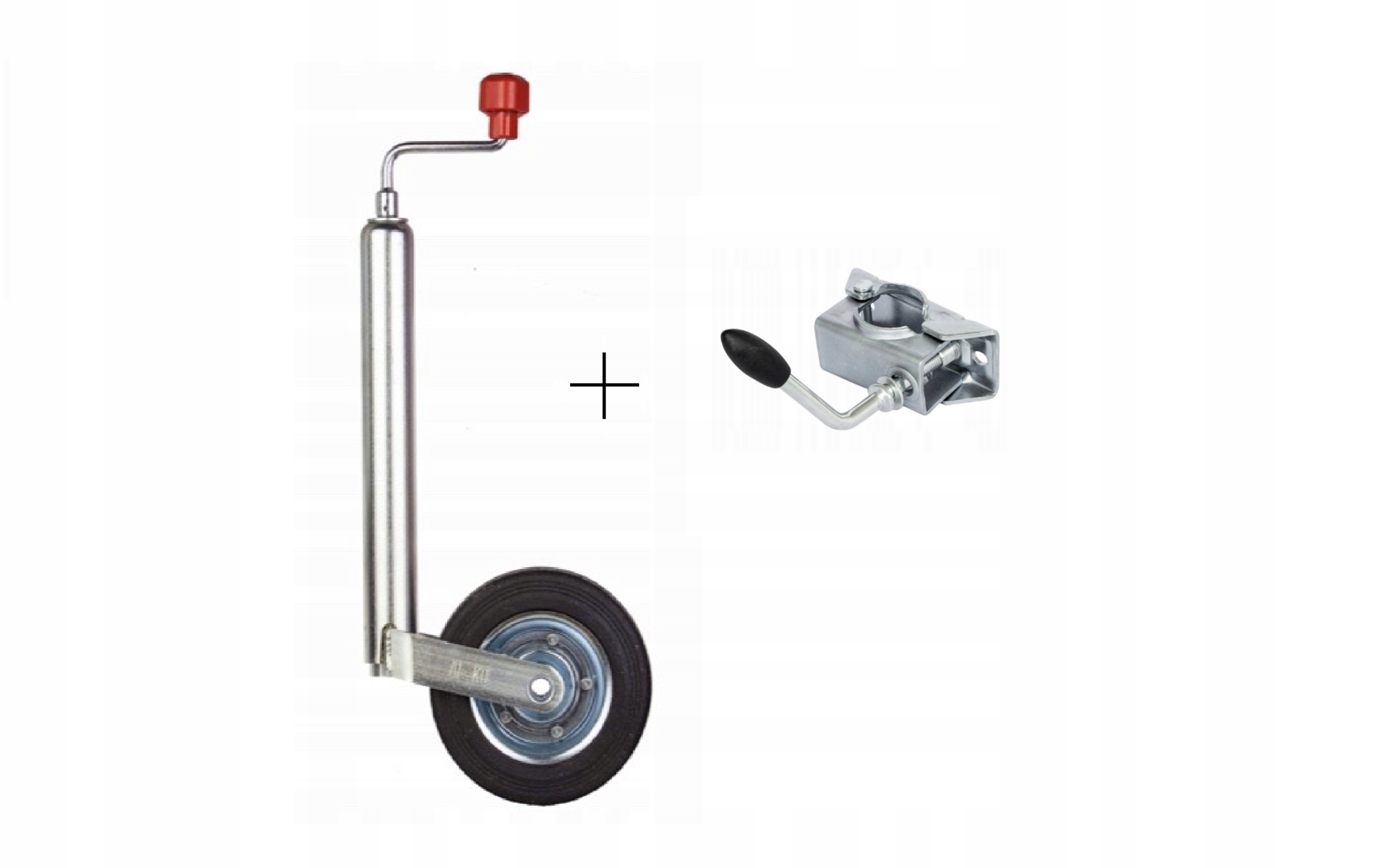 ZESTAW KOŁO PODPOROWE AL-KO+OBEJMA DO PRZYCZEPKI