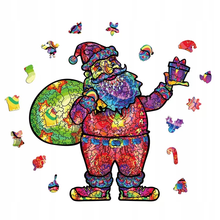 

Drewniane Puzzle Układanka Boże Narodzenie