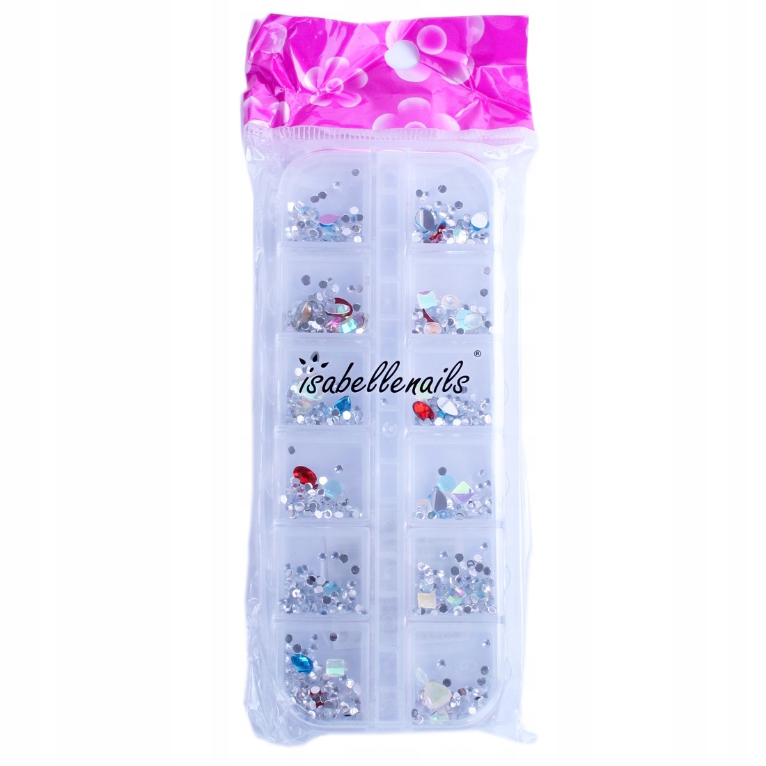 ZESTAW OZDÓB DO PAZNOKCI HOLO SZMN02 HOLO Rodzaj Cyrkonie