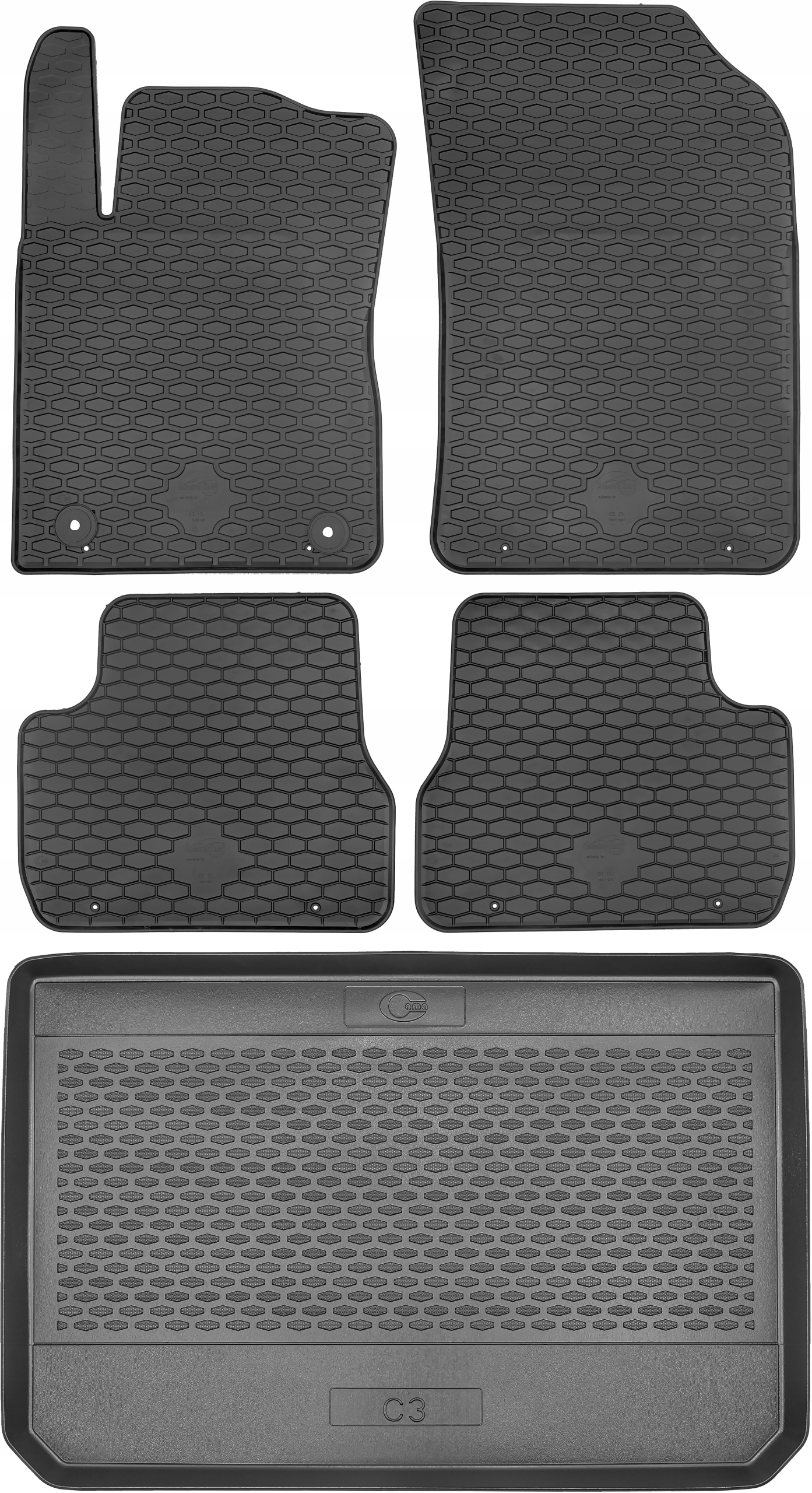 

Dywaniki+mata do Citroen C3 III Hatchback rok 2018