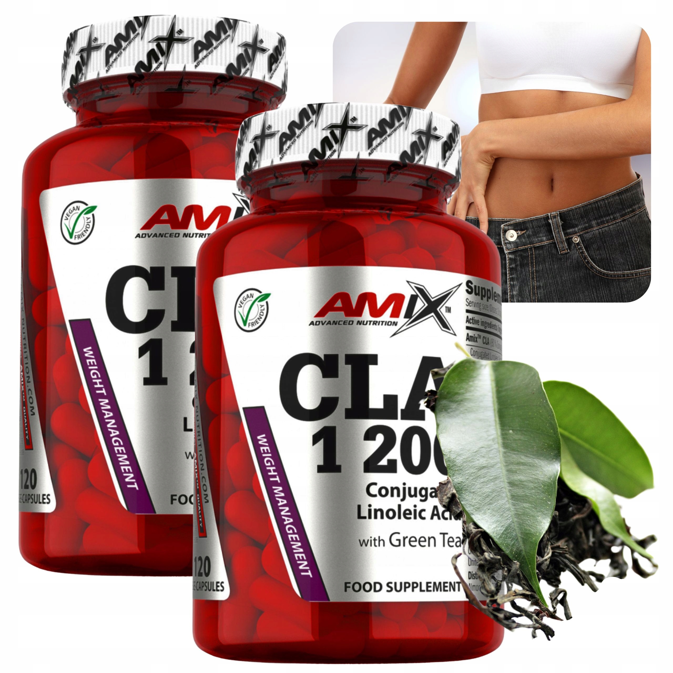 Spalovač Tuků Konjugovaná kyselina linolová Cla extrakt ze zeleného čaje