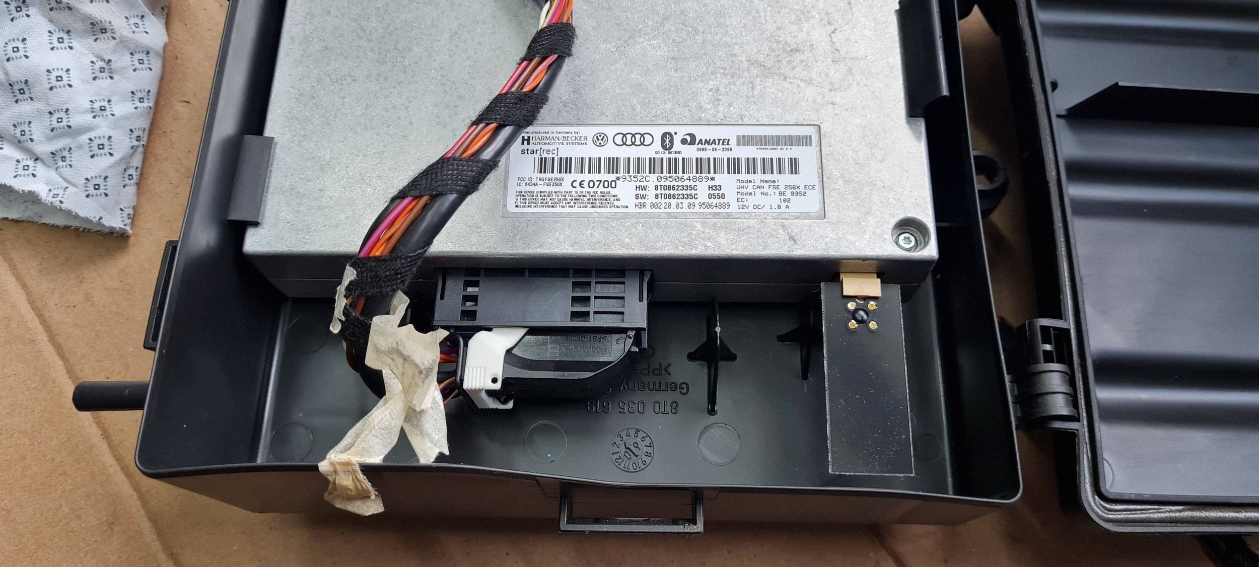 Q5 8R modul riadiaca jednotka BLUETOOTH A4 B8 A5 8T