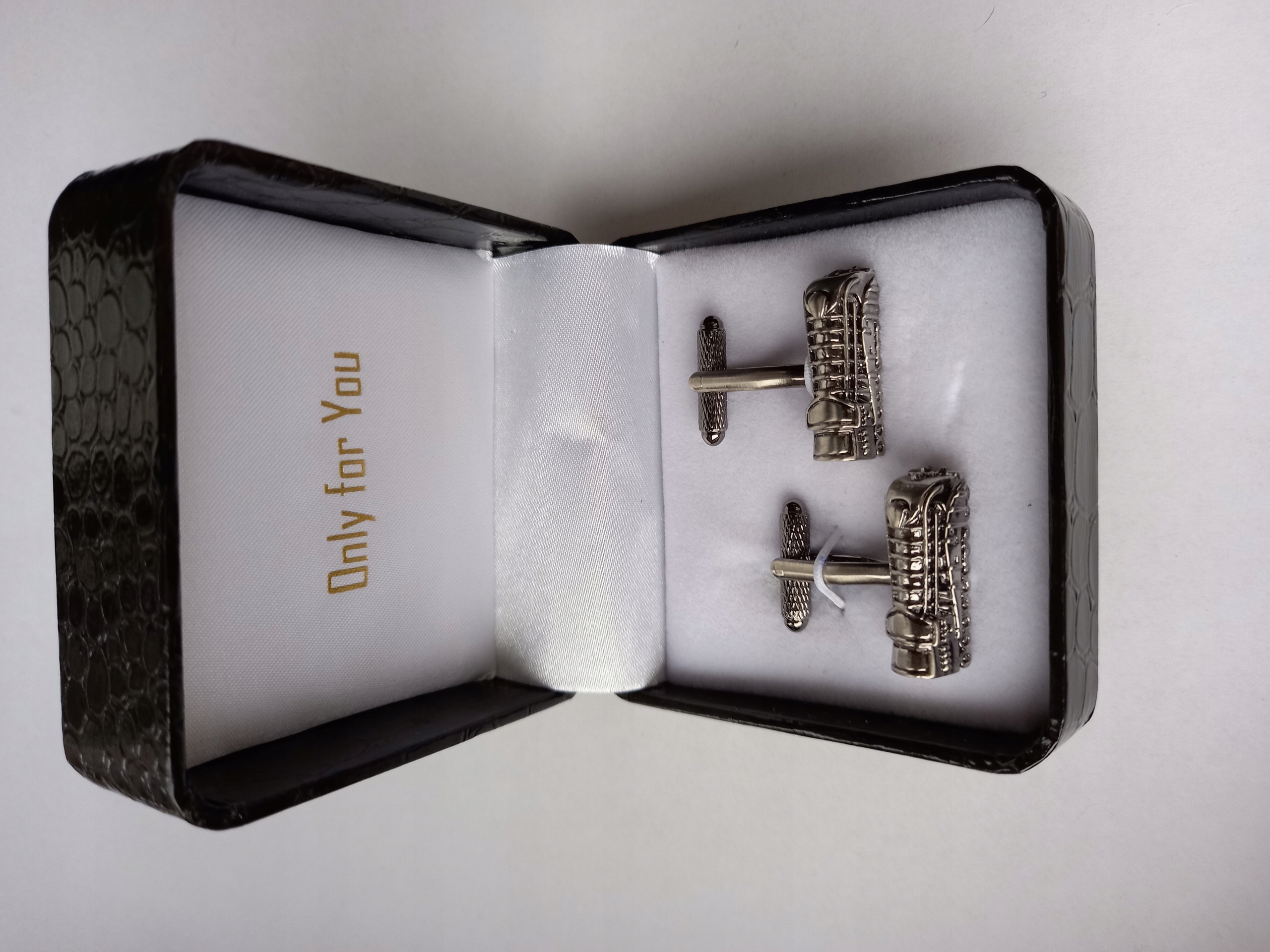 Manžetové knoflíčky Exciting Lokomotiva Vlak Pkp Rhodiované Oxidované