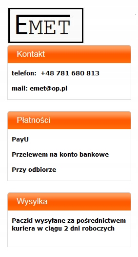 Gniazdo wtyk ŁPW ŁP 315 nowe Długość 315 m