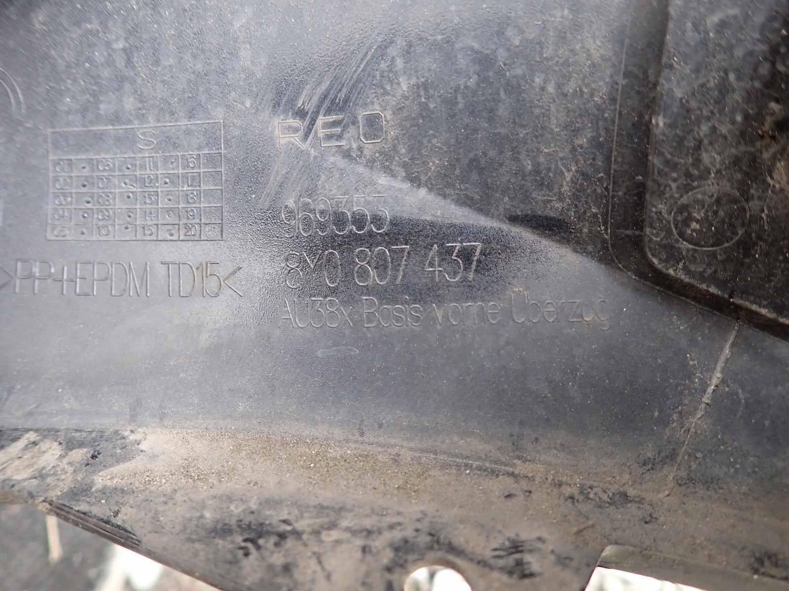 bumper front front AUDI A3 8Y 8YA 4 IV 2019-2024R 8Y0807437